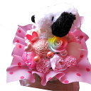 レインボーローズ プリザーブドフラワー スヌーピー 誕生日プレゼント 彼女 花束風ギフト レインボーローズ ケース付き ◆スヌーピー柄・カラーはおまかせです