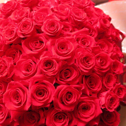 還暦祝いプレゼント　花　フラワーギフト プリザーブドフラワー　赤バラ　60輪　30×40 ケース付き　還暦祝いにオススメ♪ 1