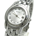 【中古】グッチ Gクラス レディース ローマ数字 シルバー 5500L GUCCI 婦人 箱 クォーツ 時計 稼動品