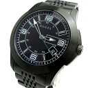 【中古】グッチ Gタイムレス メンズ 黒 デイト ブラック 126.2 時計 GUCCI G-TIMELESS YA126202 クォーツ 稼動品