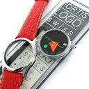 【中古】フォルティス ロゴ ポップ ボーイズ デイト 革 黒文字盤 560.20.132 FORTIS LOGO 婦人 メンズ 箱 保証書 クォーツ