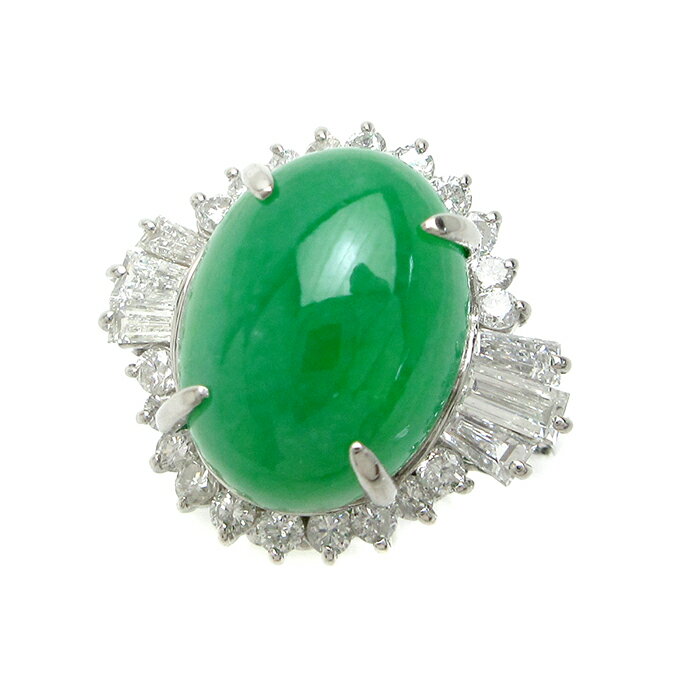 【中古】 翡翠指輪天然ヒスイ6.4...