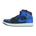 NIKE iCL 554724-077 Air Jordan 1 Mid Hyper Royal GAW[_1 ~bh nCp[C Xj[J[ u[n ubNn 29cm YyÁz