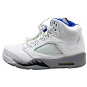NIKE ナイキ DD0587-140 Air Jordan 5 エアジョーダン 5 Stealth 2.0 ステルス2.0 ハイカットスニーカー ホワイト系 26cm 【極上美品】 メンズ【中古】