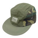 WTAPS ダブルタップス 21AW 212HCDT-HT01 T-5 01 CAP キャップ ロゴ カモフラ 迷彩 帽子 オリーブ カーキ系 00 【美品】 メンズ【中古】