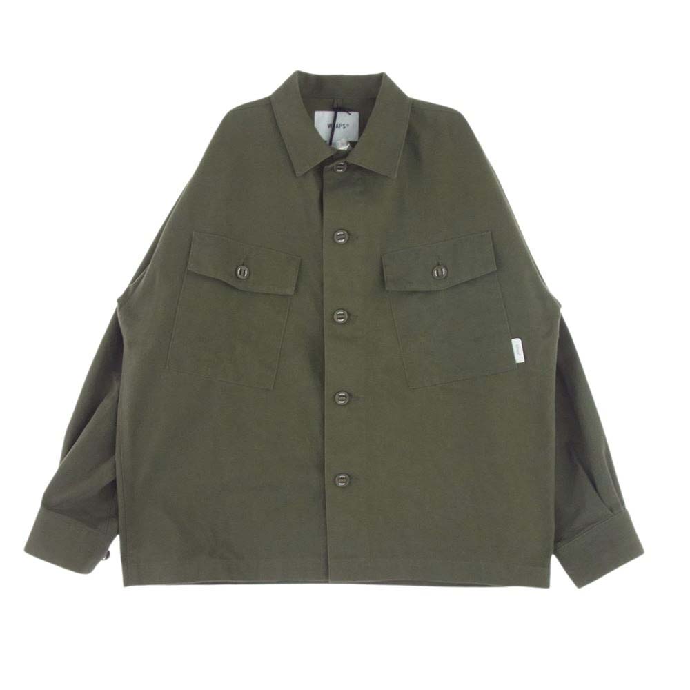 WTAPS _u^bvX Vc 23AW 232BRDT-SHM01 CBW LS COTTON TWILL BDU^Cv OX[u Rbg cC  Vc J[Ln X02 yiz YyÒzyÁz