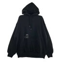 WTAPS ダブルタップス 22AW 222ATDT-HPM03S CROSS BONES HOODY COTTON クロスボーン オーバーサイズ プルオーバー スウェット パーカー ブラック系 4 【新古品】【未使用】 メンズ【古着】【中古】
