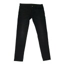 5351プールオム 5351 pour les hommes 5ポケット ボタンフライ ブラックデニム スリムフィット スキニー パンツ ブラック系 48 メンズ【古着】【中古】