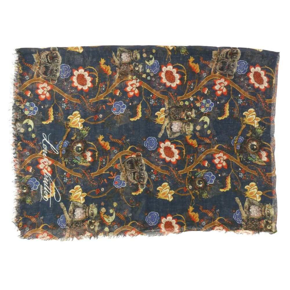 LOUIS VUITTON ルイ・ヴィトン × Chapman Brothers チャップマンブラザーズ カシミヤ シルク 大判スト..