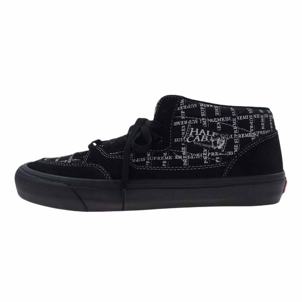 Supreme シュプリーム スニーカー 20AW × Vans Half Cab Pro 92 Croc バンズ ハーフキャブ プロ 92 クロック スニーカー ブラック系 28.5cm 【極上美品】 メンズ【中古】