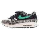 NIKE ナイキ スニーカー 908366-001 × atmos アトモス Air Max 1 Premium Retro Elephant 2017 エアマックス1 プレミアム レトロ エレファント スニーカー ブラック系 28cm メンズ【中古】