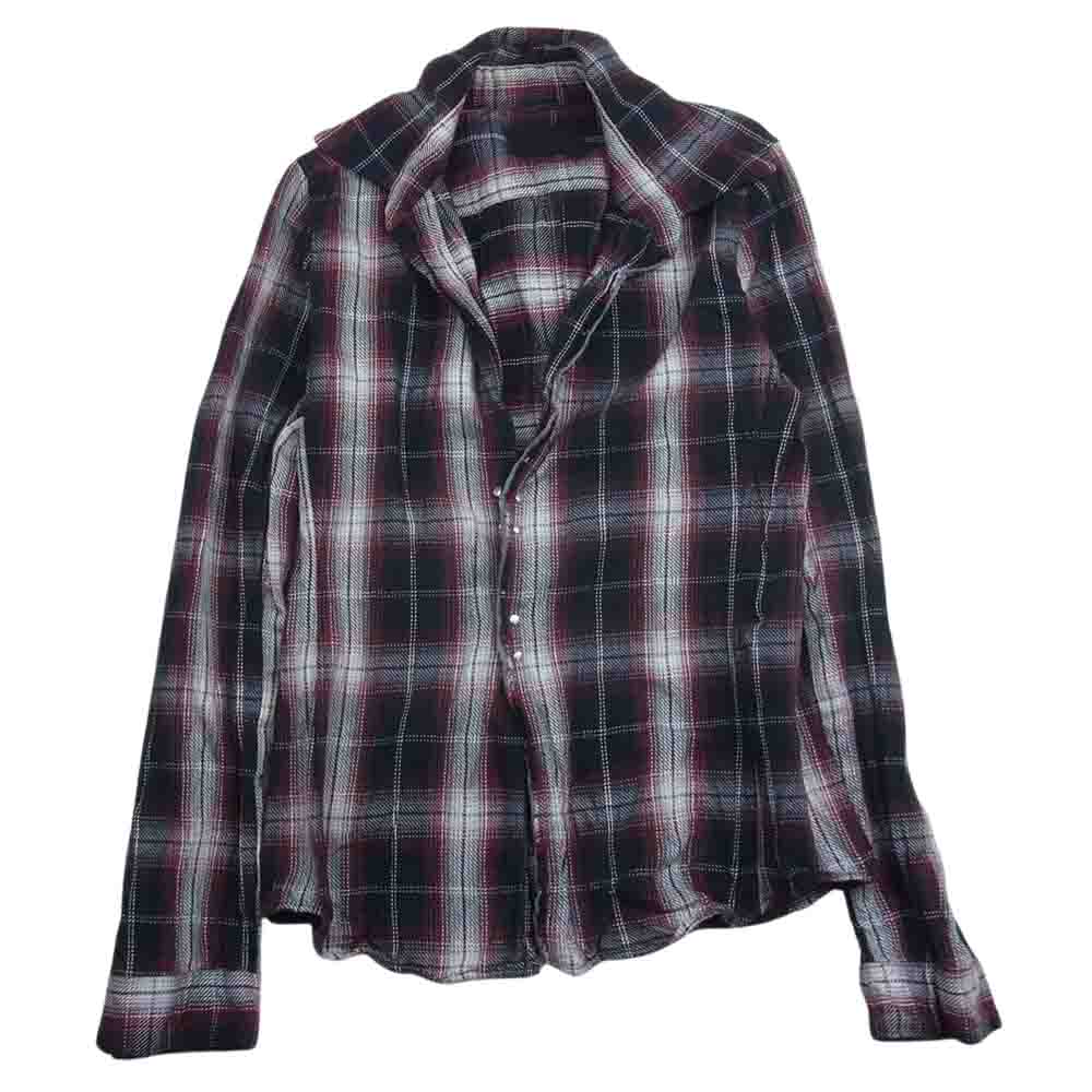 junhashimoto WnVg SHT1002 JDD02 CHECK HOOK SHIRTS tbN `FbN  Vc }`J[n 2 YyÒzyÁz