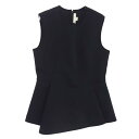 Alexander Wang アレキサンダーワン 国内正規品 ペプラム ノースリーブ トップス ブラック系 2 レディース【古着】【中古】
