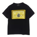 A BATHING APE アベイシングエイプ BAPE General GOLD CARD ジェネラル ゴールドカード 半袖 Tシャツ M ブラック系 M メンズ【古着】【中古】