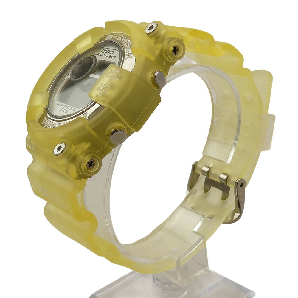 G-SHOCK ジーショック DW-8201WC-7T W.C.C.S FROGMAN フロッグマン トリプルマンタ デジタル 腕時計 電池切れ クリア系 【極上美品】 メンズ【中古】