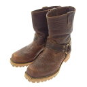 WESCO ウエスコ BISON7709H100H Custom Harness BISON カスタム ハーネス バイソン レザー エンジニア ブーツ ブラウン系 10EE メンズ【中古】(4)