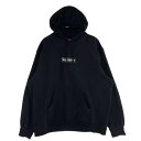 Supreme シュプリーム 21AW Box Logo Hooded Sweatshirt ボックスロゴ フーデッド スウェット シャツ フーディー パーカー ブラック ブラック系 XXL メンズ【古着】【中古】