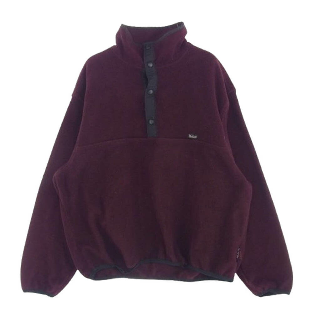 WOOLRICH ウールリッチ 90s フリース スナップシャツ エンジ系 L メンズ【古着】【中古】