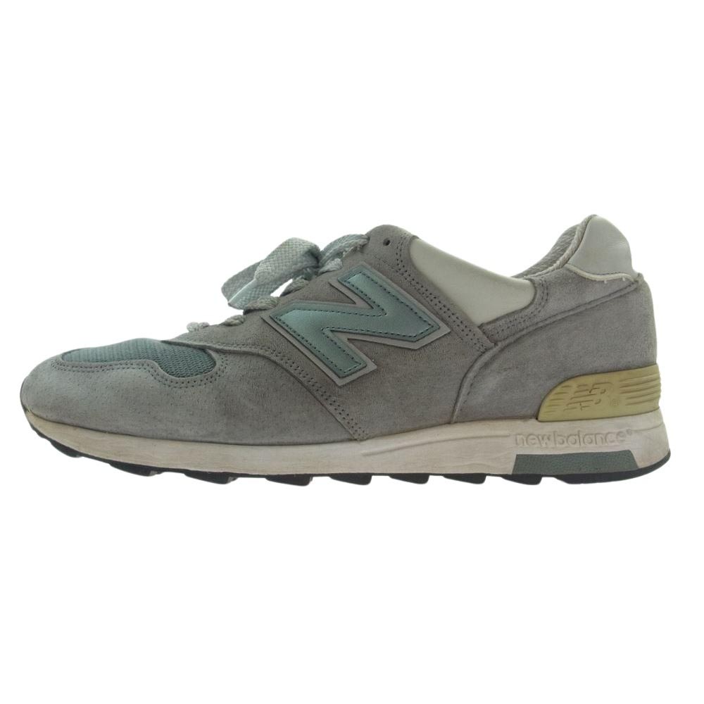 NEW BALANCE ニューバランス スニーカー USA製 M1400SB スエード メッシュ スニーカー グレー系 27.5cm メンズ【中古】