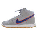 NIKE ナイキ スニーカー DH7155-001 SB Dunk High Rush Blue and Team Orange/New York Mets ダ