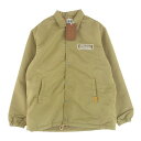 STANDARD CALIFORNIA スタンダードカリフォルニア ジャケット 本店限定 SD Logo Patch Coach Jacket ロゴ パッチ コーチ ジャケット ベージュ系 L 【新古品】【未使用】 メンズ【古着】【中古】