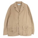 SASAFRAS ササフラス G.D.U. Leaf Jacket テーラード ジャケット ベージュ系 L メンズ【古着】【中古】