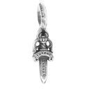 CHROME HEARTS クロムハーツ（原本無） ペンダントトップ ギャランティ付属 STACK DAGGER V2 ダガー スタック チャーム シルバー ペンダントトップ シルバー系 メンズ【中古】