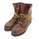 商品情報 ブランド名RED WING（レッドウィング） 商品名 96年~97年製 90s 犬刻印 ライナー付き Irish Setter INSULATED アイリッシュセッター 9インチ レースアップ レザー ブーツ カラーブラウン系 素材レザー 表記サイズ9インチ 実寸サイズ アウトソール：約30.5cm高さ：約21cmインソール実寸：27cm 付属品 なし 状態について 弊社基準より全体的に中古品としての使用感・着用感が見られる商品です。お品によっては汚れ、ダメージなどが見受けられる場合がございます。特記事項をご確認の上お買い求め下さいませ。 特記事項 ※純正ソールからVibramソールに交換されています。※内部スレによるほつれ、毛玉が大量にございます。※かかとすり減り(外側寄り)、全体にスレ、汚れ、キズ、ヨレ、シワがございます。※レザー特有の使用感、キズ、スレ、シワ、汚れなどはございます。中古商材にご不安な方、完璧な商品状態をお求めの方はお控え下さい。 [外側] 表面：キズ、汚れ、スレ、シワ [内側・その他] 内側：汚れ、スレ 商品状態 NU 新古品(特別な記載が無い商品については店頭展示品 SS 未着用・もしくは数回のみ着用の新品同様の商品 S 数回程度の着用感・使用感のほとんど見られない商品 A 着用感のさほど感じられない状態の良好な商品 B 若干の使用感があり商品によっては若干のダメージがある商品 C 目立つ着用感・ダメージ・汚れ等がある商品 >>同じブランドの商品を見る >>同じカテゴリの商品を見る 商品管理番号：4b23131sb0050ja18必ずお読み下さい 当店の商品は、全て中古品となっております。一部「新古品」「未使用」などの記載のある商品がございますが、ほとんどの商品が一般のお客様からお買取りしたお品物でございますので、保管状態等により新品同様の品質で無い場合もございます。 可能な限り詳細な状態を記載出来るよう努めておりますが、中古品の性質上、記載しきれない微細な汚れやダメージがある場合がございます。 貴金属類は、保管時の黒ずみ、くすみ、キズ、等が付いている場合がございます。 衣類やその他商品は保管時の傷擦れ、薄い汚れ、毛羽立ちなどが付いている場合がございます。 指輪・リングはデザインのおおよその中心部分をリング棒で計測していますが誤差がある場合がございます。 付属品欄に記載がない場合は基本的に付属品はございません。画像に写っているものが全てになります。 状態ランクは商品本体の状態を示しております。保存袋や外箱等の付属品の状態は含まれません。 掲載画像はモニター環境により異なって見える場合がございます。