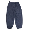 GRAPHPAPER グラフペーパー パンツ GM223-40280D DRESSTERIOR ドレステリア 別注 Colorfast Denim Two Tuck Tapered Pants カラーファスト デニム ツータック テーパード パンツ インディゴブルー系 1 メンズ【古着】【中古】