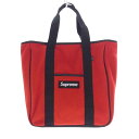 Supreme シュプリーム トートバッグ 18AW Polartec Tote ポーラーテック ボックスロゴ フリース トートバッグ レッド系 メンズ【中古】