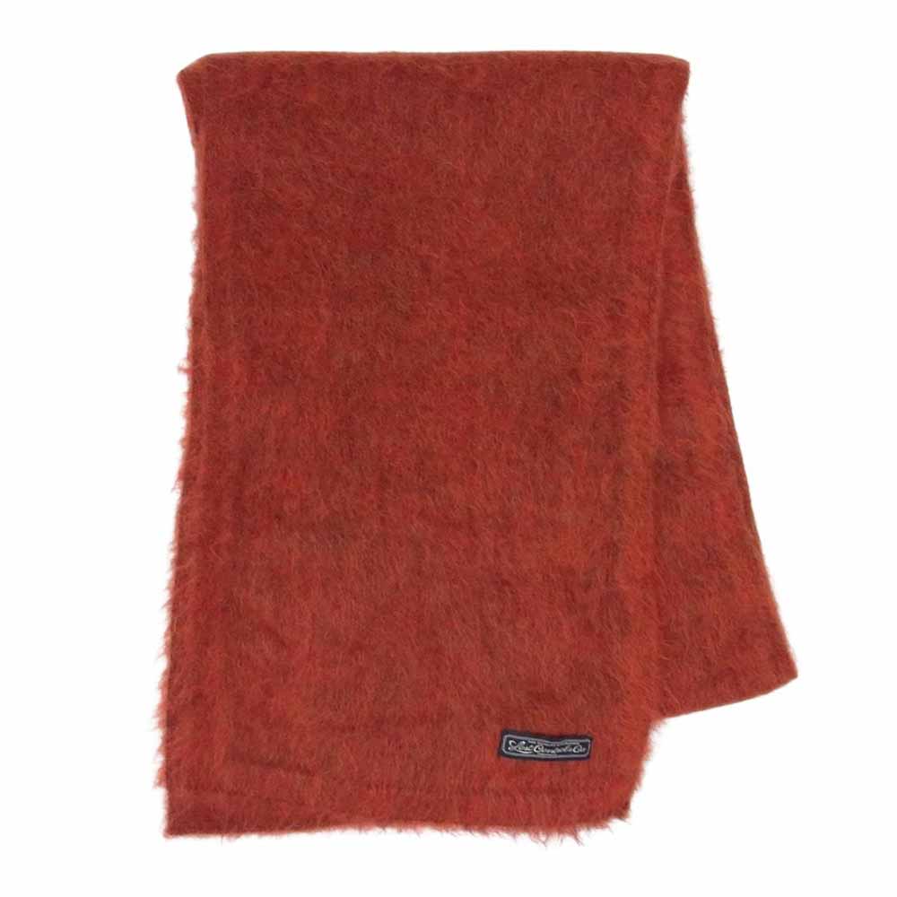 LOST CONTROL ロストコントロール MOHAIR MUFFLER モヘア シャギー ウール マフラー バーガンディー エンジ系 メンズ【中古】