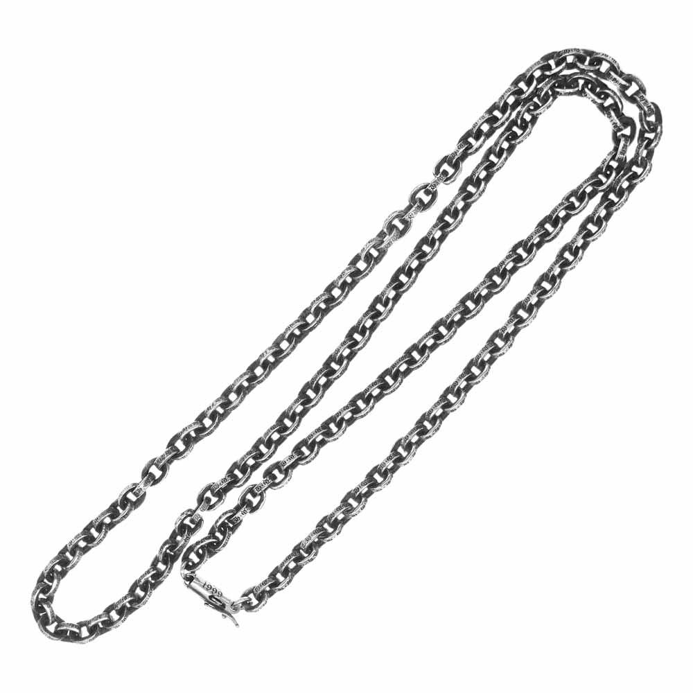 CHROME HEARTS クロムハーツ（原本無） ネックレス PAPER CHAIN 24 ペーパーチェーン ネックレス 24インチ シルバー系 メンズ【中古】