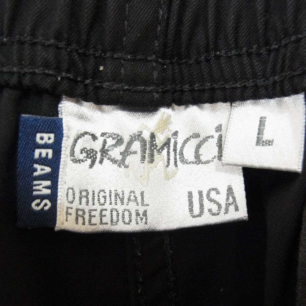 Gramicci グラミチ 19SS GMP-19S856 BEAMS 別注 クライミング パンツ ブラック系 L メンズ【古着】【中古】