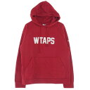 WTAPS ダブルタップス パーカー DESERT STORM SQD プルオーバー パーカー レッド系 M メンズ【古着】【中古】