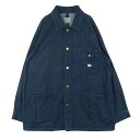 WACKO MARIA ワコマリア LB0506 Lee リー COVERALL TYPE-1 カバーオール デニム ジャケット INDIGO インディゴブルー系 M メンズ【古着】【中古】