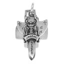 CHROME HEARTS クロムハーツ（原本無） ネックレス 3TRINKETS オールド スリートリンケッツ ペンダントトップ シルバー系 メンズ【中古】