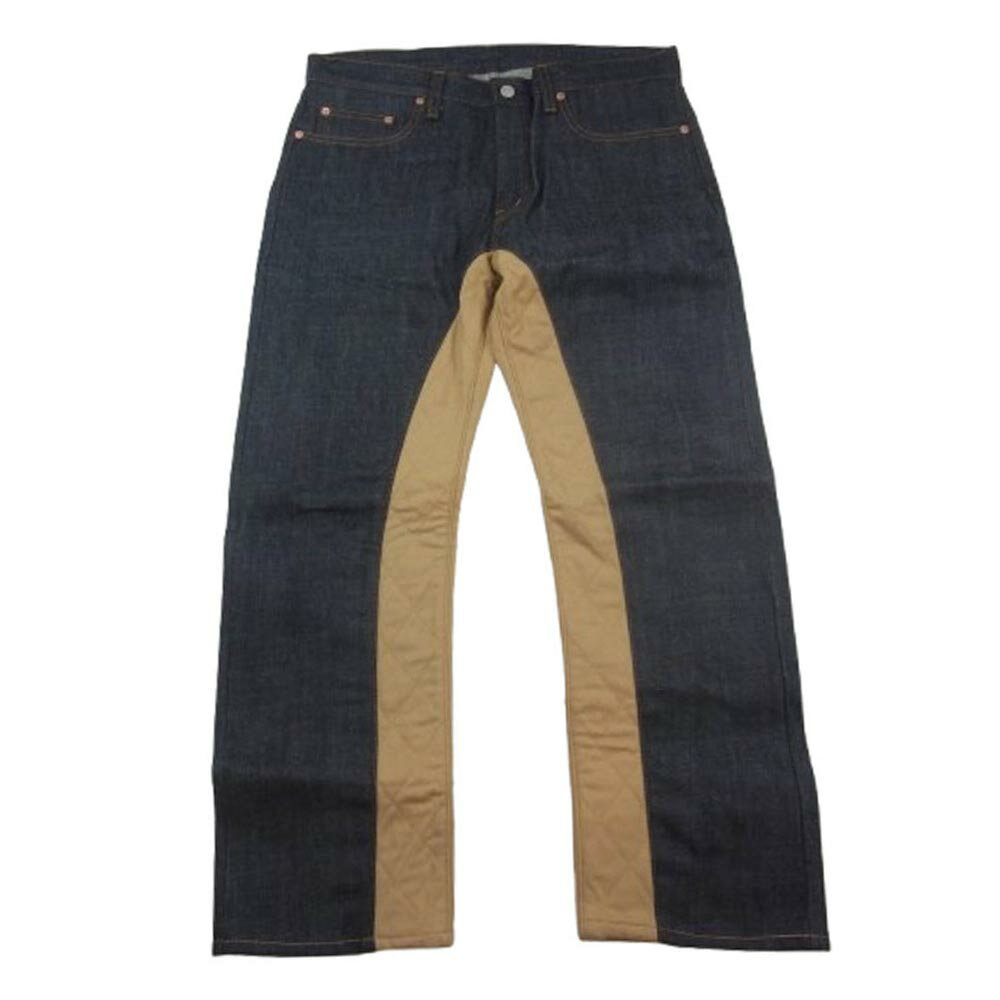KOJIMA GENES 児島ジーンズ スペースモンキーコンボ パンツ インディゴブルー系 36 【美品】 メンズ【古着】【中古】