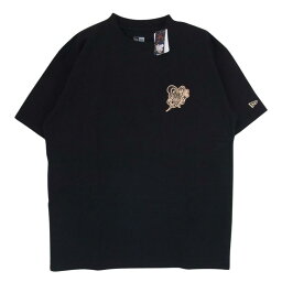 NEW ERA ニューエラ ANNA SUI アナスイ ロゴ 半袖 Tシャツ ブラック系 XL 【極上美品】 メンズ【古着】【中古】
