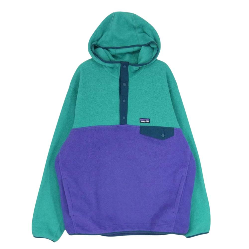 patagonia パタゴニア 25461FA13 Synchilla Snap-T Hoody シンチラ スナップ T フリース ジャケット グリーン系 L メンズ【古着】【中古】