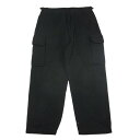 COMOLI コモリ V01-03012 6ポケットパンツ カーゴパンツ ブラック系 3 メンズ【古着】【中古】