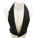 DIOR HOMME ディオールオム 6EH1061821 エディ期 ピークドラペル ジレ ベスト ブラック系 メンズ【古着】【中古】