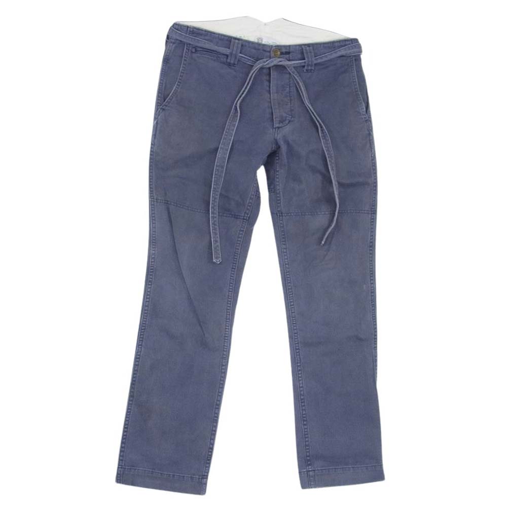 【中古】VISVIM ビズビム 0113105008006 13SS Slim Infantry Pants スリム インファントリー ベルト パンツ ネイビー系 1 メンズ