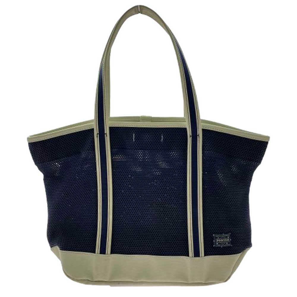 PORTER ポーター GIRL BOYFRIEND MESH TOTE BAG ガール ボーイ フレンド メッシュ トート バッグ ベージュ系 ネイビー系 メンズ【中古】