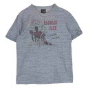 The REAL McCOY 039 S ザリアルマッコイズ HAROLDS CLUB プリント 半袖 Tシャツ グレー系 38 メンズ【古着】【中古】