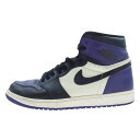 NIKE iCL Xj[J[ 555088-501 Air Jordan 1 Retro High OG Court Purple GA W[_  g nC OG R[gp[v p[vn 28.5cm YyÁz