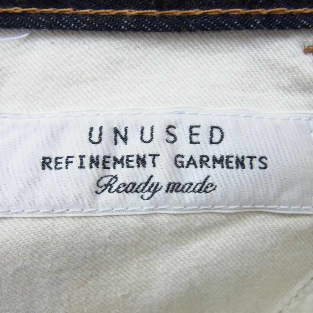 UNUSED アンユーズド UW0391 cut-off denim pants カットオフ デニム パンツ インディゴブルー系 2 メンズ【古着】【中古】