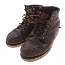 RED WING レッドウィング ブーツ 8855 90s 日本別注 CLASSIC MOC クラシックモック 7ホールブーツ オイルドブラウンセッター ブラウン系 7E メンズ【中古】