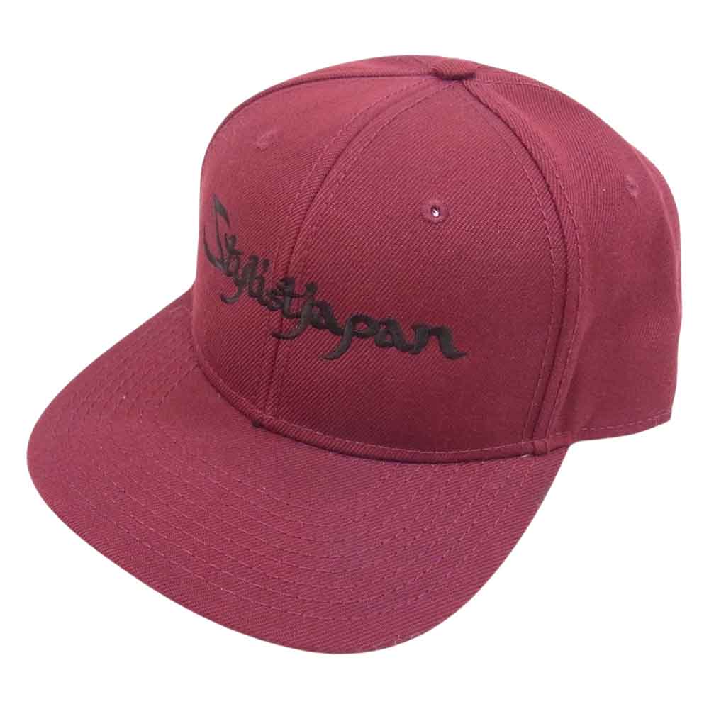 ザスタイリストジャパン TheStylistJapan 帽子 キャップ ロゴ BB CAP エンジ系 ONE SIZE メンズ【中古】