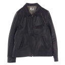 楽天ブランド古着 ライフ楽天市場店GANGSTERVILLE ギャングスタービル レザージャケット 20AW gsv-20-aw-03 SPORTS JACKET COW HIDE カウハイド レザー スポーツ ジャケット ブラック系 M メンズ【古着】【中古】