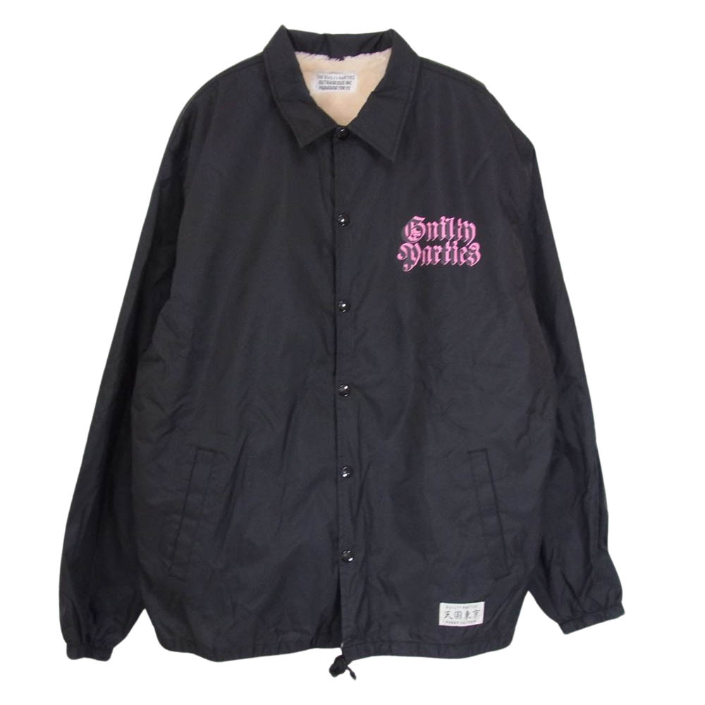 WACKO MARIA ワコマリア 21AW 21FWE-WMO-BL03 BOA COACH JACKET（TYPE-1） ボア コーチジャケット ブラ..